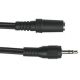BLACKBOX-EJ111-0005  3.5-mm Stereo Audio Cable, 24 AWG, Male/Female, 5-ft. (1.5-m)