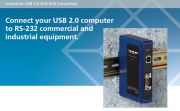 BLACKBOX-ICD111A  Industrial USB 2.0 DIN Rail Converters, Dual-Port RS-232 2埠USB 2.0轉RS-232轉換器