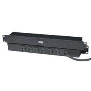 BLACKBOX-PS365A-R2  20-Amp Power Strip with Digital Ammeter, Rackmount  6埠機架式電源分配器附LED Meter顯示