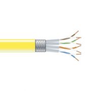 BLACKBOX-EVNSL0272YL-1000  CAT6 250-MHz Shielded, Stranded Bulk Cable (SSTP, PIMF), Yellow, 1000-ft. (304.8-m)