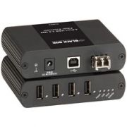 BLACKBOX-IC404A  USB Ultimate Extender over Multimode Fiber, 4-Port  4埠USB 2.0 多模光纖延長器