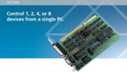 BLACKBOX-IC102C-R2  RS-232 ISA Card with ISP, 4-Port, 16554 UART   4埠RS-232 ISA介面卡, 16554 UART
