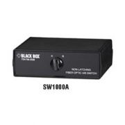 BLACKBOX-SW1003A  Fiber Optic A/B Switches, Non-Latching with Off Position, Rackmount, ST