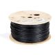 BLACKBOX-ETNP06-1000   RG-6 Coax Cable, Plenum, Black, 1000-ft. (304.8-m)   鐵氟龍產品圖