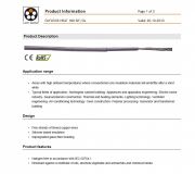 LAPP- ÖLFLEX® HEAT 180 SiF/GL 工業級(矽橡膠玻纖編織耐熱防污 化學 低煙無毒)單芯 連接線 Impregnated glass fibre braiding