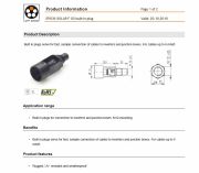 LAPP-EPIC® SOLAR F G5 built-in plug 太陽能工業連接頭 Built in plugs for connection to inverters and junction boxes. M12-mounting產品圖