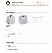 LAPP-EPIC® H-A 32 TG 工業用接頭 For two inserts of the small H-A, H-D and sTA series. Space-saving產品圖