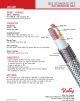 Radix-SKS Soaking Pit Silicone Rubber/Fiberglass/K-Fiber/Braided Stainless 200°C  600 V (22 AWG – 2 AWG) 多芯矽橡膠+玻璃絲編織+不鏽鋼編織鎧裝高溫控制電纜線