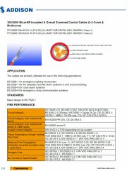 CALEDONIAN-FFX200E Fire Resistant 300/500V Mica+SR Insulated & Overall Screened Control Cables (2-4 Cores & Multicores) 雲母耐火級矽橡膠 + 低煙無毒鋁箔隔離控制電纜