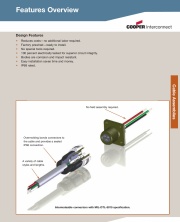 CDM-Industrial 5015 Cable Assemblies Provide 工業用5015電線快速接頭組合
