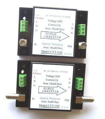 YWSYC-(CVP-1205, CVP-1210, CVP-2205, CVP2210,) 電 源 影 音 訊 號 保 護 器, 外殼UL94V-0，防護等級IP20 12. UL-497A及ANSI/IEEE C62.41規範設計