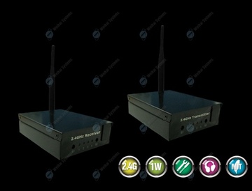 TR-1020 2.4GHz 無線影音傳輸器 無線數位訊號傳輸防止其他無線裝置的干擾