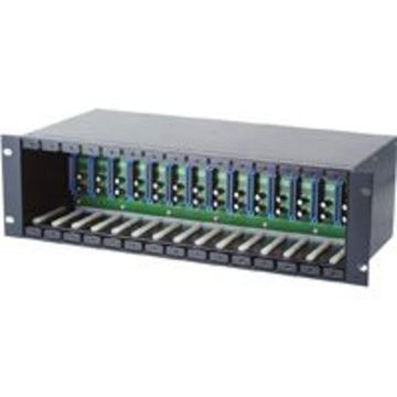 TRN012 3U 19" 插卡式機箱(內含電源供應器）共15卡 3U 19" Rack Mounting Cabinet
