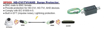 SP009 HD-CVI/TVI/AHD Surge Protector﻿ 突波保護器﻿
