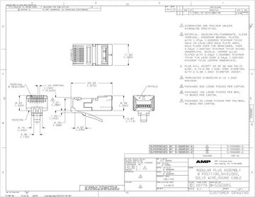 AMP-5695322 CAT5e STP RJ45 隔離遮蔽式接頭