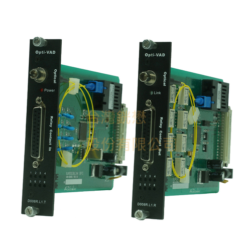 VAD-D008R.L1 數位式8路單向接點訊號傳輸 光電轉換器產品圖