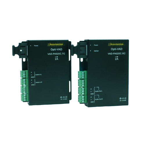 VAD-PA020C.TC / RC, 2路平衡式音頻 光 (發射/接收)機, 小型盒式 20Km@SM, SC產品圖