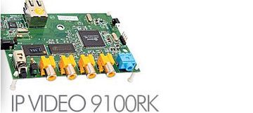 AVIOS-9100RK IP Video 4阜網路影像伺服模組(無外殼)
