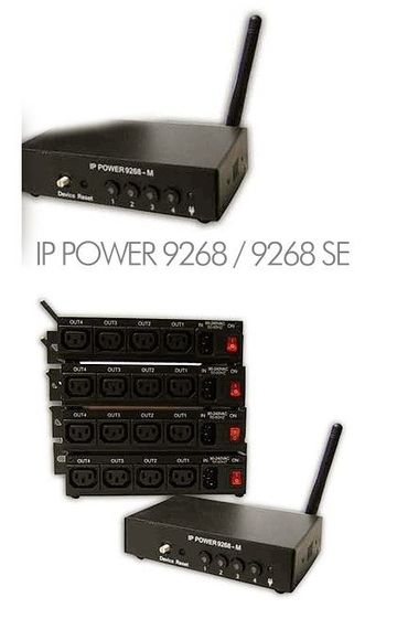 AVIOS-IP 9268 / 9268SQ / 9268E RF網路插座 ( 16 / 8 / 4 阜) IP Power Controller (紅外線網路遠端電源控制)