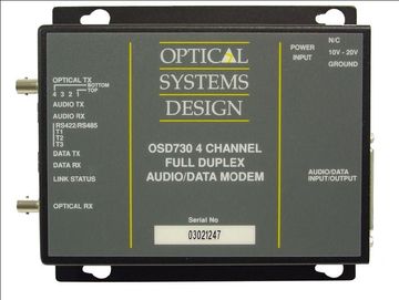 OSD730 Full Duplex Four Channel Digital Audio/Data System