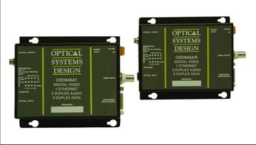 OSD840 Digital Video, Ethernet Data and Audio Transmission System