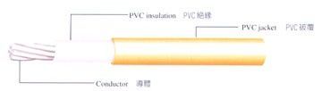UL/CSA-1617 Awg(26 to 10) 600V 105℃ Double Insulated Hook Wire ROHS 雙絕緣電子線
