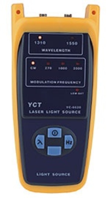 YC-6620 LASER FIBER OPTICAL LIGHT SOURCE 鐳射 1310/1550 nm (SM)單模光纖光源錶產品圖