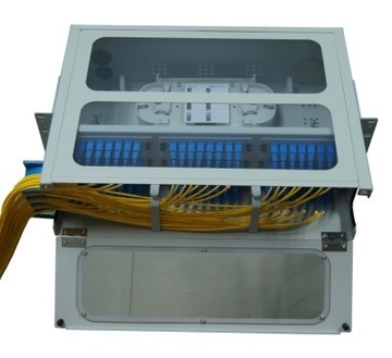 FTB-RF1RU/ 3RU Fiber Optic Patch Panel-Fixed type(transparent lid) 光纤配线箱-固定式（透明蓋）產品圖