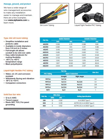 ALPHA SPM1803CY, Alpha-SPM1803,UL 4703 PV WIRE 美規太陽能光伏電線電纜, 工具裝置配件