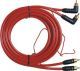 Φ6.0*2.0*6.0 Car Audio Cable 2RCA to 2RCA-2.24M