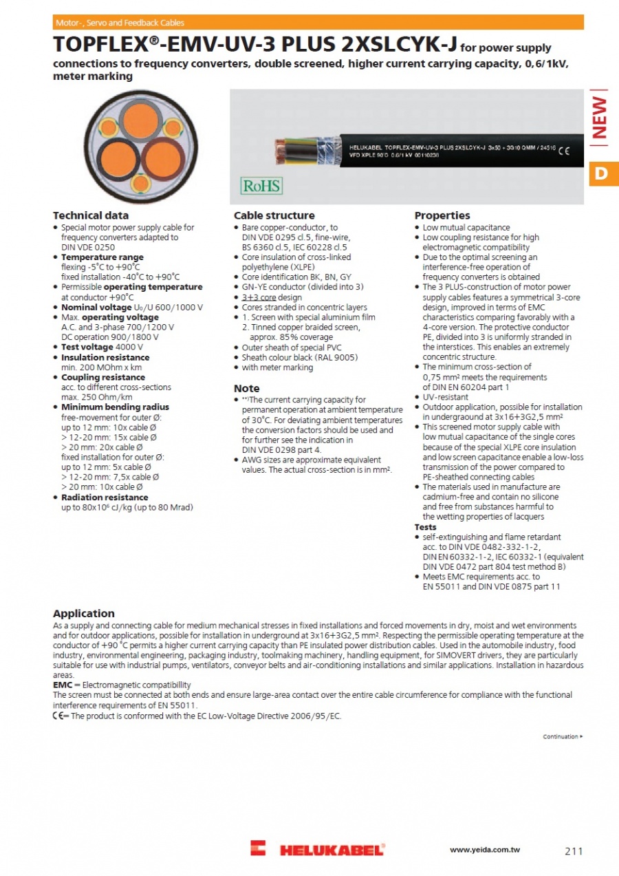 TOPFLEX®-EMV-UV-2XSLCH-J