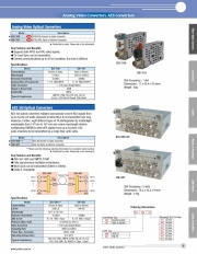 CANARE, (EO-500, OE-501) AES 3id Optical Converters,  音訊電光轉換模組 (TX) EO-500 & 光電轉換模組(RX) OE-501產品圖