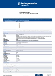 Lumberg 0980 ESL 813-EIP 8DI/8DO-M12-R  I/O Modules with Digital Outputs (DO) 工業級乙太網路應用接頭插座產品圖