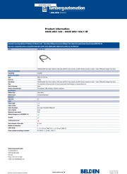 Lumberg-0935 253 103/1 M  CAN/DeviceNet Thick Cable 資料訊號傳輸線