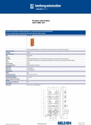 Lumberg-0931 DNC 301 Passive DeviceNet distribution box 接頭插座分配盒