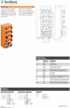 Lumberg-0950 ISL 202 (8 In)  8 inputs Interbus device 接收端模塊型獨立式 接頭插座