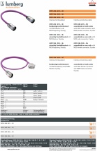 Lumberg-0955 284 204/... M   Interbus installation remote bus cable 資料訊號傳輸線