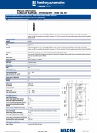 Lumberg-0940 ESL 601 LioN-Link BusHeads 現場總線耦合器模組化I / O系統接頭插座