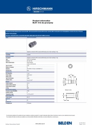 M12 E-Series with screw locking Appliance connector for press-in fit/sensor tube 螺絲鎖型用於壓入式適合/傳感器管道設備連接器產品圖