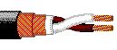 Belden 1812A    Non-Paired  -  Two-Conductor, Low-Impedance Cable 2芯超柔軟低阻抗麥克風電纜線