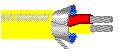 Belden-83953  16 AWG x 1 Paire  High-Temperature Thermocouple Extension Beldfoil Shield (KX Type) FEP-FEP  鋁箔隔離鐵氟龍耐高溫補償導線(延長線)產品圖