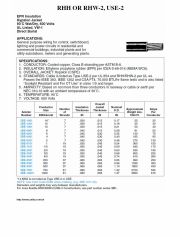 10-1C RHH/RHW-2/USE-2 CL B TNC EP HYP 90C 600V VW1 BLK  (UL-EPR絕緣海巴龍外被電線)產品圖