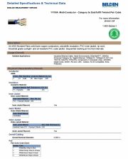 Belden11700A  - Category 5e 4P DataTuff® Industrial Ethernet Cable工業級PVC雙被覆網路線(防油, 抗UV)