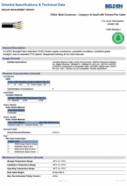 Belden-7924A   - Category 5e DataTuff®  Industrial Ethernet Cable 工業級鍍錫7股絞以太網路線