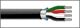 Anix-Aeros-1236 600 Volt Control Cables: [ 600V Control Cable: Foil Shield, FEP (200°C) ]