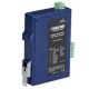 BLACKBOX-MED102A  Industrial DIN Rail RS-232/RS-422/RS-485 Fiber Driver, Single-Mode RS-232/RS-422/RS-485轉ST單模光纖轉換器