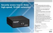BLACKBOX-SW1030A  2-to-1 CAT6 10-GbE Manual Switch (ABC)  2對1手動CAT6切換器產品圖
