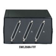 BLACKBOX-SWL350A-FFF  DB37 Switches, Chassis Style B  2對1手動DB37切換器, (3) Female產品圖