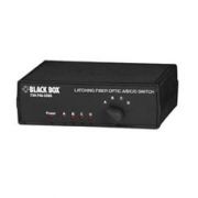 BLACKBOX-SW1005A  Fiber Optic A/B/C/D Switch, Latching, ST  4對1電子式ST光纖切換器