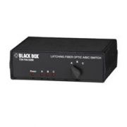 BLACKBOX-SW1001A Fiber Optic A/B/C Switch, Latching, ST   3對1電子式ST光纖切換器產品圖